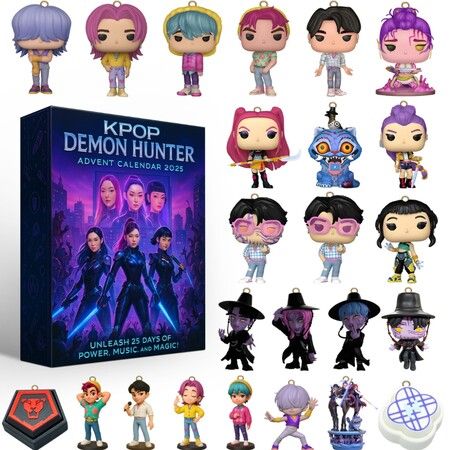 Kpop Demon Advent Calendar 24 Days Countdown Mini Toys Ornaments Gifts Holiday Halloween Christmas Gift For Kids Family Teens