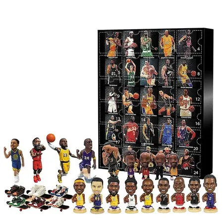 Basketball Advent Calendar 2025, Cool Basketball Gifts for Boys, Advent Calendar 2025 Basketball Set, 24 day Countdown Calendar, Style A