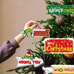 12 Pcs Grinch Christmas Tree Ornaments, Christmas Tree Decorations, Outdoor Tree Festival Ornaments for Christmas Party Supplies and Gifts