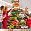 12 Pcs Grinch Christmas Tree Ornaments, Christmas Tree Decorations, Outdoor Tree Festival Ornaments for Christmas Party Supplies and Gifts