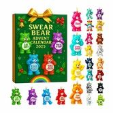 Swear Bear Advent Calendar 2025,Funny Christmas Countdown Calendar With 24 Sassy Bears,Hilarious Holiday Decor & Gag Gift For Friends,Office