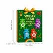 Swear Bear Advent Calendar 2025,Funny Christmas Countdown Calendar With 24 Sassy Bears,Hilarious Holiday Decor & Gag Gift For Friends,Office