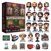Gilmore Girls 25Th Anniversary Advent Calendar 2025, 2D Acrylic Gilmore Girls 25Th Anniversary for Men Women,  Collectible for Gilmore Girls Lovers