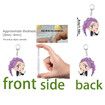 Kpop Demon Hunters Christmas 24 Day Advent Calendar 2D Flat Keychain Ornaments For Chrisimas Decoration Gift