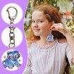Kpop Demon Hunters Christmas 24 Day Advent Calendar 2D Flat Keychain Ornaments For Chrisimas Decoration Gift
