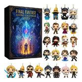 Final Fantasy Advent Calendar 2025, 2D Acrylic Final Fantasy Ornament for Men Women Boys Girls, 24 Days Christmas Countdown Advent Calendar