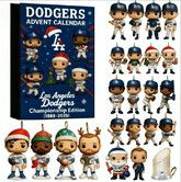 2025 Advent Calendar MLB Dodgers World Series Champions Blind Box 24 Days 2D Flat Acrylic Ornament Collectible Christmas Birthday Kids Gift ver.B