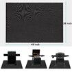 Square Fire Pit Mat Under Grill Mat,4 Layers Fireproof Fireplace Pad Heat Insulated Protect for Decks,Grass,BBQ Portable Reusable Waterproof-91*122CM
