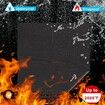 Square Fire Pit Mat Under Grill Mat,4 Layers Fireproof Fireplace Pad Heat Insulated Protect for Decks,Grass,BBQ Portable Reusable Waterproof-102*102CM