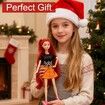 Kpop Demon Doll Set with Trendy Outfits,32cm Doll New Christmas Decorations Gifts (Red)