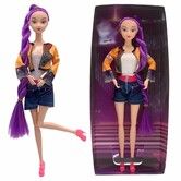 Kpop Demon Doll Set with Trendy Outfits,32cm Doll New Christmas Decorations Gifts (Purple)
