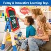 Kids Easel for Age 3+ Art White Board & Chalkboard Double Side Adjustable Stand Drawing Writing Learning Educational Toy
