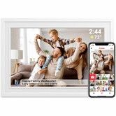 WiFi Digital Photo Frame 10.1 Inch Smart Touchscreen Auto-Rotate HD IPS Display Family Picture Wall Mount