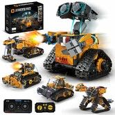 Building Toys STEM Robot Kit 5 in 1 Remote APP Controlled Building DIY Educational Building Blocks Set Gift for Boys Girls Age 6+ Year Old