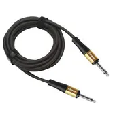 6.35mm Instrument Cable,Premium 6.35mm Mono Jack 1/4" TS Cable Unbalanced Guitar Patch Cords/Instrument Cable Male to Male(6m Gold)
