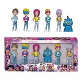 K pop Demon Hunters Figures Cute Anime Figure Doll Movie Collectible Model Toy Cartoon Action Figures Christmas Decorations Desktop Merch Accessories