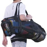 Mesh Dive Bag For Scuba Or Snorkeling Diving Snorkel Gear Bags Extra Large Beach And Totes With Zipper Pockets Oversized Duffle Ideal Your Pool Trip
