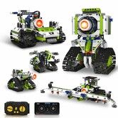 STEM Robotics 5 In1 Robot Building Science Kit Toys,337 Pcs Blocks App Remote Control Robot Building Set,Erector Set for Boys Age 8+