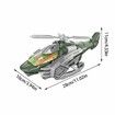 Helicopter Plane Toys Dinosaur Dino Transforming Toys with Light Music and Spray Effect Automatically Avoid Obstacles for Boys and Girls