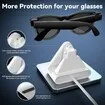 Charging Station for Ray Ban Meta, Replacement Charger for Ray Ban Meta Glasses, USB A Type Organizer Charging Dock for Wayfarer Skyler Headliner, White