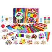 3000Pcs Handmade Educational Plush Toy Craft Kit Plush Creative DIY Art Set Kids Christmas Birthday Gift