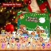 Advent Calendar 2025 Mini Shop Pet Toys, 24-Day Countdown Calendars Cute Pet Figure Toy for Boys and Girls Fans Christmas Countdown Gift