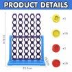 Four Wins with Spin Connect 4 Spin Game 4 in a Row Game with Functions Spinning Battle Strategy Game for 2 Players Board Games for Kids 6+ Years