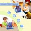 Four Wins with Spin Connect 4 Spin Game 4 in a Row Game with Functions Spinning Battle Strategy Game for 2 Players Board Games for Kids 6+ Years