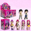 6 Pcs K pop Idol Mini Doll Figurine Set, Cute Collectible Display Decor, Birthday for K pop Fans and Collectors