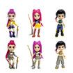 6 Pcs K pop Idol Mini Doll Figurine Set, Cute Collectible Display Decor, Birthday for K pop Fans and Collectors