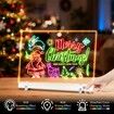 LED Note Board with Colors,40 x 30 cm Led Drawing Board for Kids,Light Up Acrylic Dry Erase Boards with Stand,Christmas & Birthday Gifts