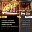 LED Note Board with Colors,40 x 30 cm Led Drawing Board for Kids,Light Up Acrylic Dry Erase Boards with Stand,Christmas & Birthday Gifts
