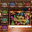 LED Note Board with Colors,35 x 25 cm Led Drawing Board for Kids,Light Up Acrylic Dry Erase Boards with Stand,Christmas & Birthday Gifts