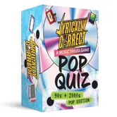 Lyrically Correct 90s & 2000s Music Trivia Card Game,  Pop Edition Finish The Lyrics Challenge Fun for Party or Family Night