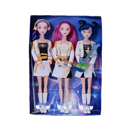 K pop Demon Hunters Toys, Demon Hunters Dolls for Girls, Huntrix Rumi, Mira, Zoey Doll and Figurine Clothing Accessories for Fans, Style B