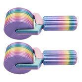 2Pcs New Diamond Art Roller, Essential DIY Craft Tool for Rhinestone Embroidery, Easy Grip Hand Roller, Detachable Diamond Painting Tools, Muticolour