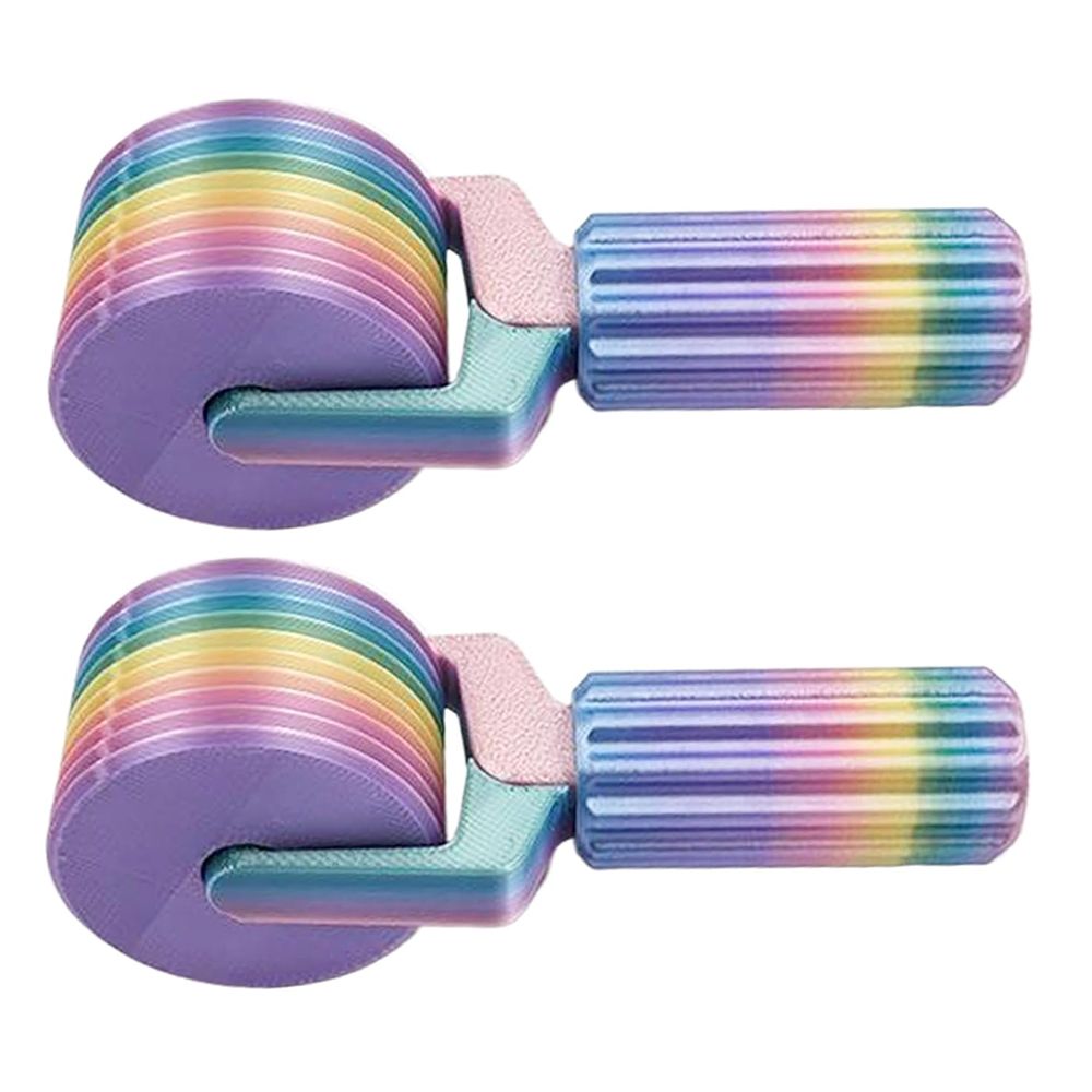 2Pcs New Diamond Art Roller, Essential DIY Craft Tool for Rhinestone Embroidery, Easy Grip Hand Roller, Detachable Diamond Painting Tools, Muticolour