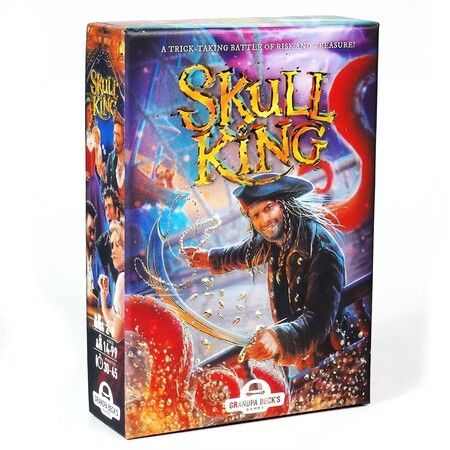 Skull King - The Ultimate Pirate Trick Taking Card Game,Fun Strategy Game for Friends Family Game Night 2-8 Players