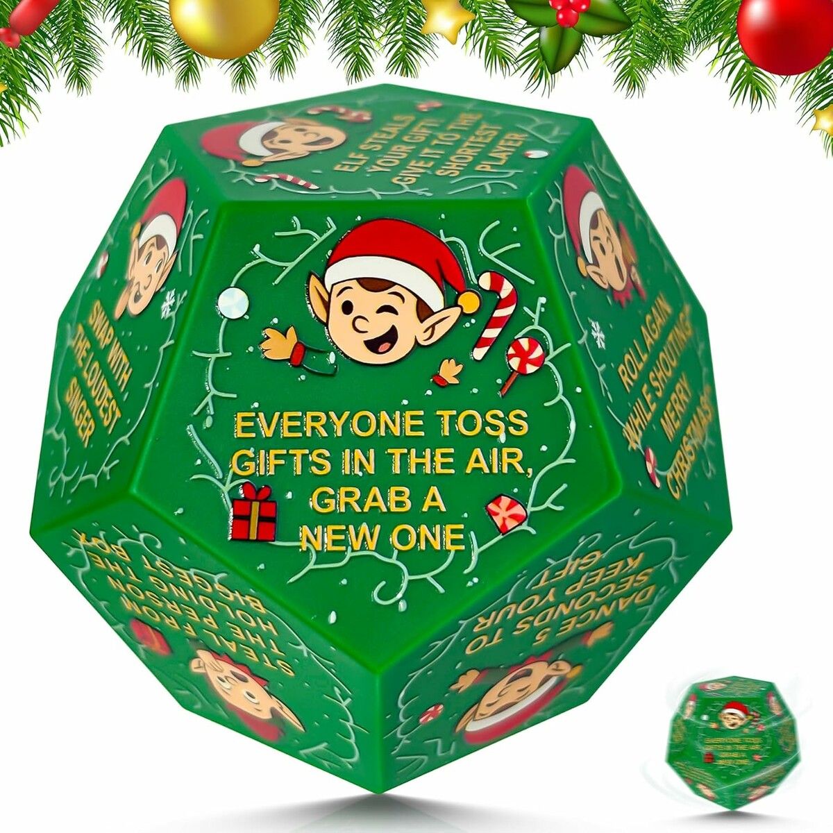 Gift Exchange Dice, Exchange Gift Christmas Stocking Stuffers for Teen Men Women, Dice Party Gifts for Xmas