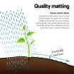 Instahut 2x50m Weed Mat 110GSM Weed Control Mat Plant