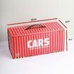 48PCS Diecast Metal Toy Car Pullback Truck Container Boys Kids Mini Parking Presents Christmas Birthday Gift