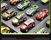 48PCS Diecast Metal Toy Car Pullback Truck Container Boys Kids Mini Parking Presents Christmas Birthday Gift