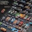 48PCS Diecast Metal Toy Car Pullback Truck Container Boys Kids Mini Parking Presents Christmas Birthday Gift