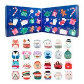 Squishmallows 24 Day Micromallows Holiday  Ornament Advent Calendar,  Plush