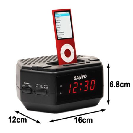 sanyo ipod dock clock radio sanyo ipod dock clock radio