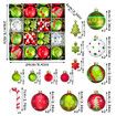 46 Piece Grinch Themed Christmas Tree Cane Set Green Monster Ornaments & Painted Ball Pendants Decoration