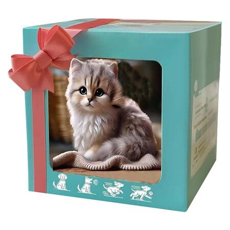 My Realistic Robot Cat, New Ai Robot Cat and Dog Plush Toy, That Act Like Real Cats, Interactive Stuffed Robotic Animal Toy For Boys Girls, Grey