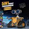 5 in 1 STEM Robot Building Kits Programmable Remote APP Controlled Robotics Blocks Set STEM Educational Birthday Gifts for Boys Girls Age 6+(373Pcs)