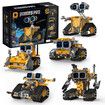 5 in 1 STEM Robot Building Kits Programmable Remote APP Controlled Robotics Blocks Set STEM Educational Birthday Gifts for Boys Girls Age 6+(373Pcs)