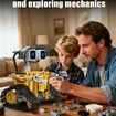5 in 1 STEM Robot Building Kits Programmable Remote APP Controlled Robotics Blocks Set STEM Educational Birthday Gifts for Boys Girls Age 6+(373Pcs)